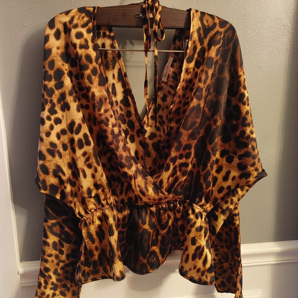 Woman's silk long sleeve shirt